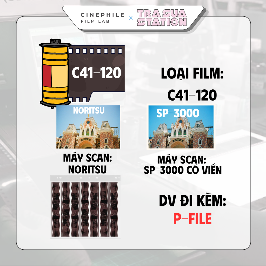 Tráng film Cinephile x Trà Sữa Station