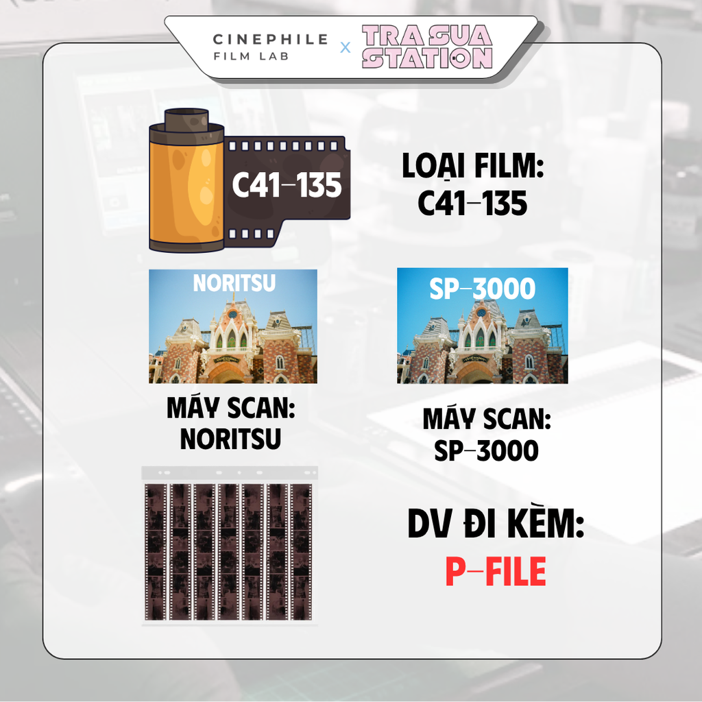 Tráng film Cinephile x Trà Sữa Station