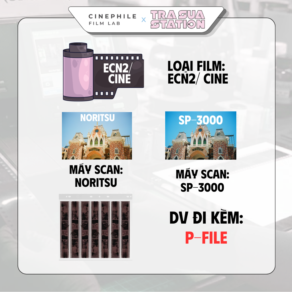 Tráng film Cinephile x Trà Sữa Station