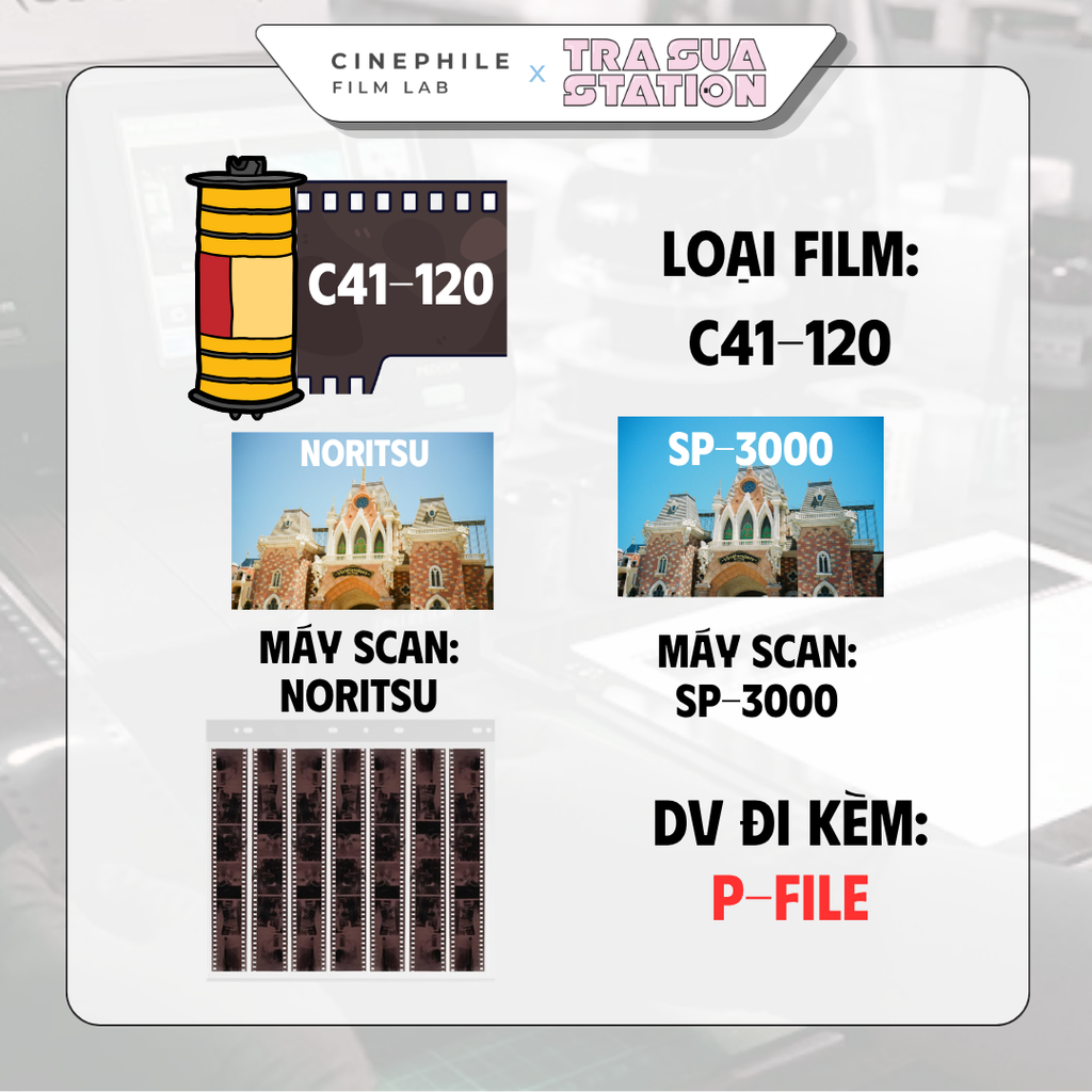 Tráng film Cinephile x Trà Sữa Station