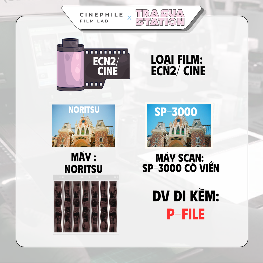 Tráng film Cinephile x Trà Sữa Station