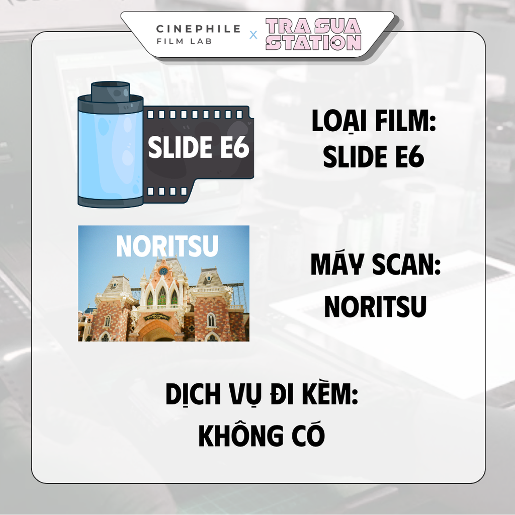 Tráng film Cinephile x Trà Sữa Station