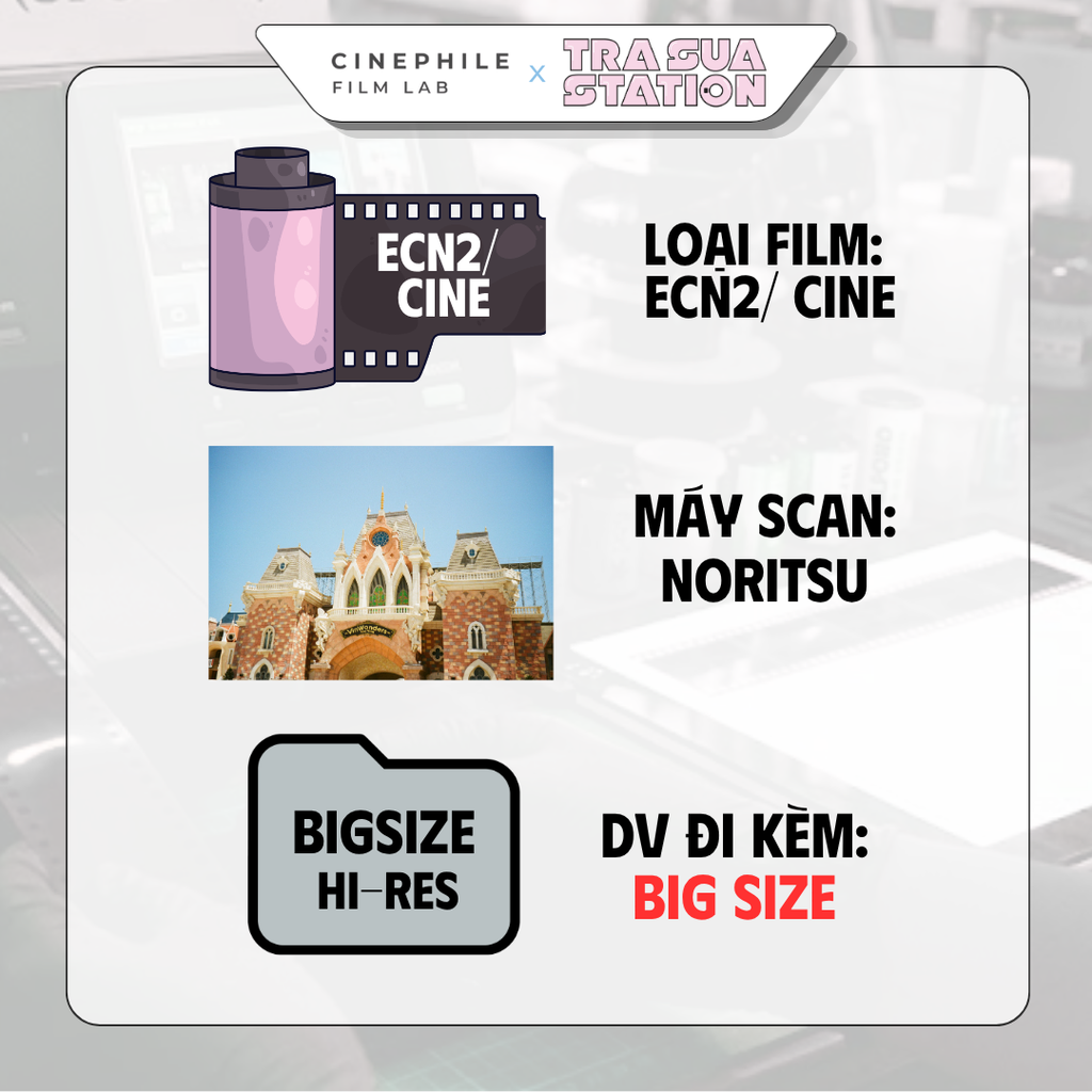 Tráng film Cinephile x Trà Sữa Station