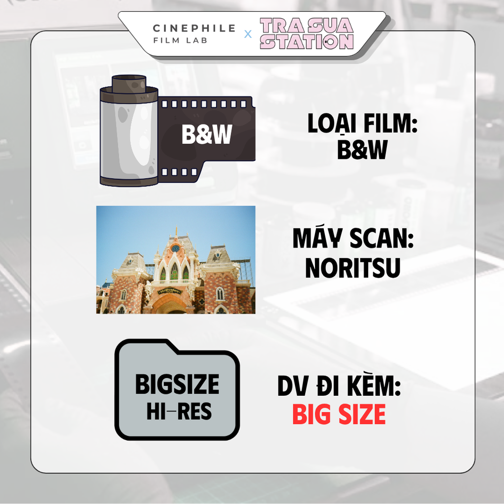 Tráng film Cinephile x Trà Sữa Station