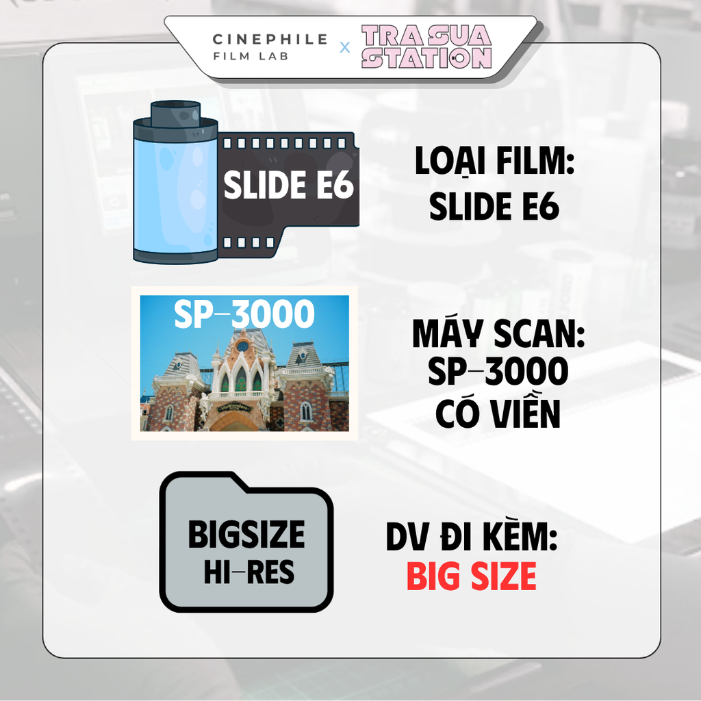 Tráng film Cinephile x Trà Sữa Station