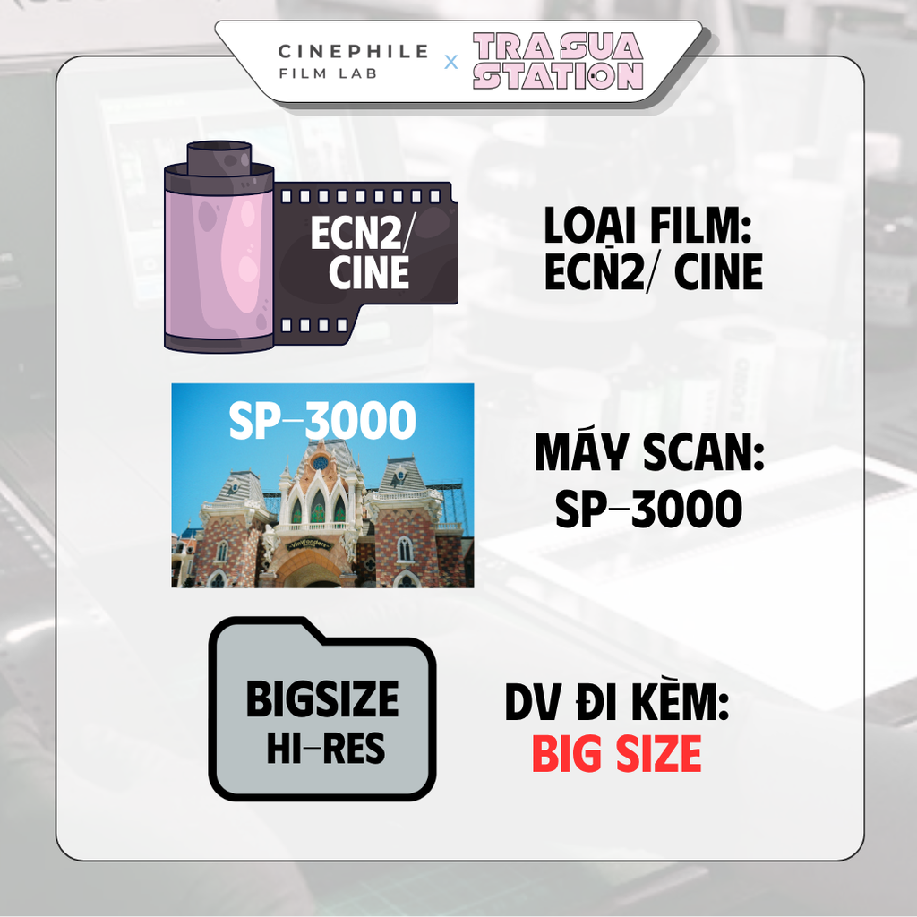 Tráng film Cinephile x Trà Sữa Station