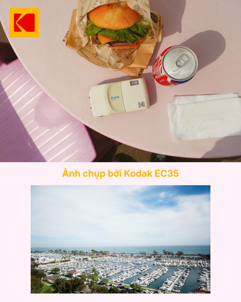 Máy ảnh Kodak EC35 35mm Film Camera - máy ảnh dùng nhiều lần sửa dụng film cuộn 35mm