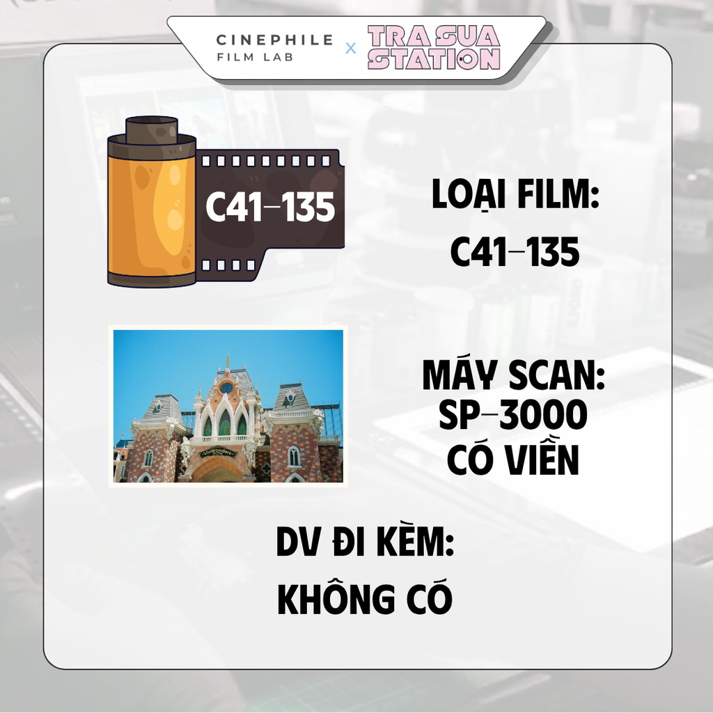 Tráng film Cinephile x Trà Sữa Station