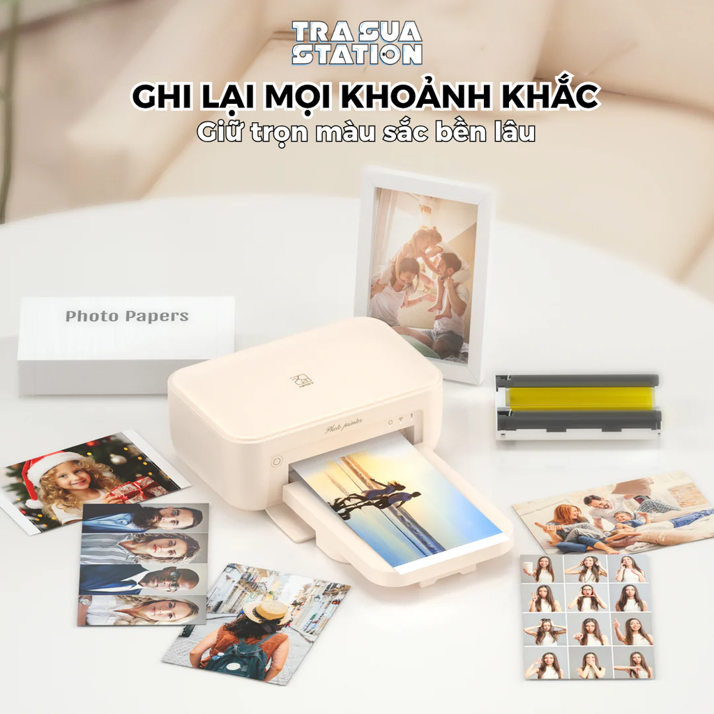 Giấy in ảnh màu AP - 108  tờ dành cho dòng máy HPRT CP4100
