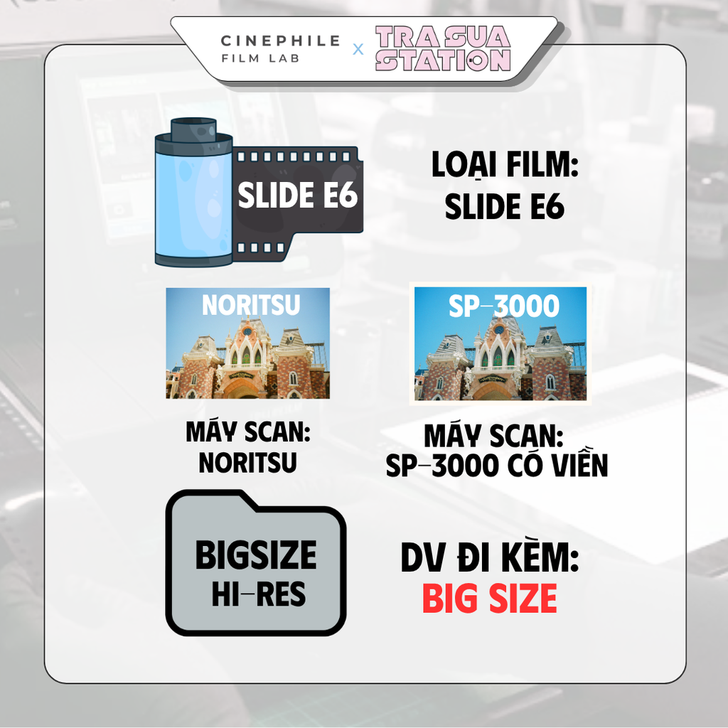 Tráng film Cinephile x Trà Sữa Station