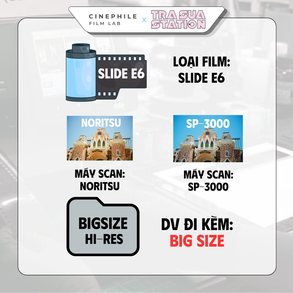 Tráng film Cinephile x Trà Sữa Station