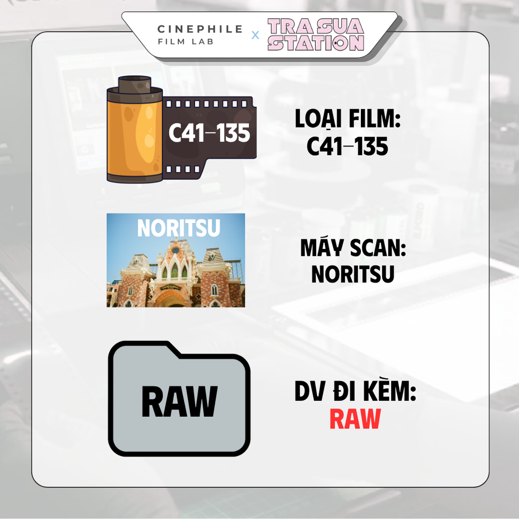 Tráng film Cinephile x Trà Sữa Station