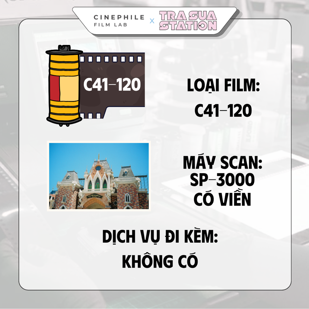 Tráng film Cinephile x Trà Sữa Station