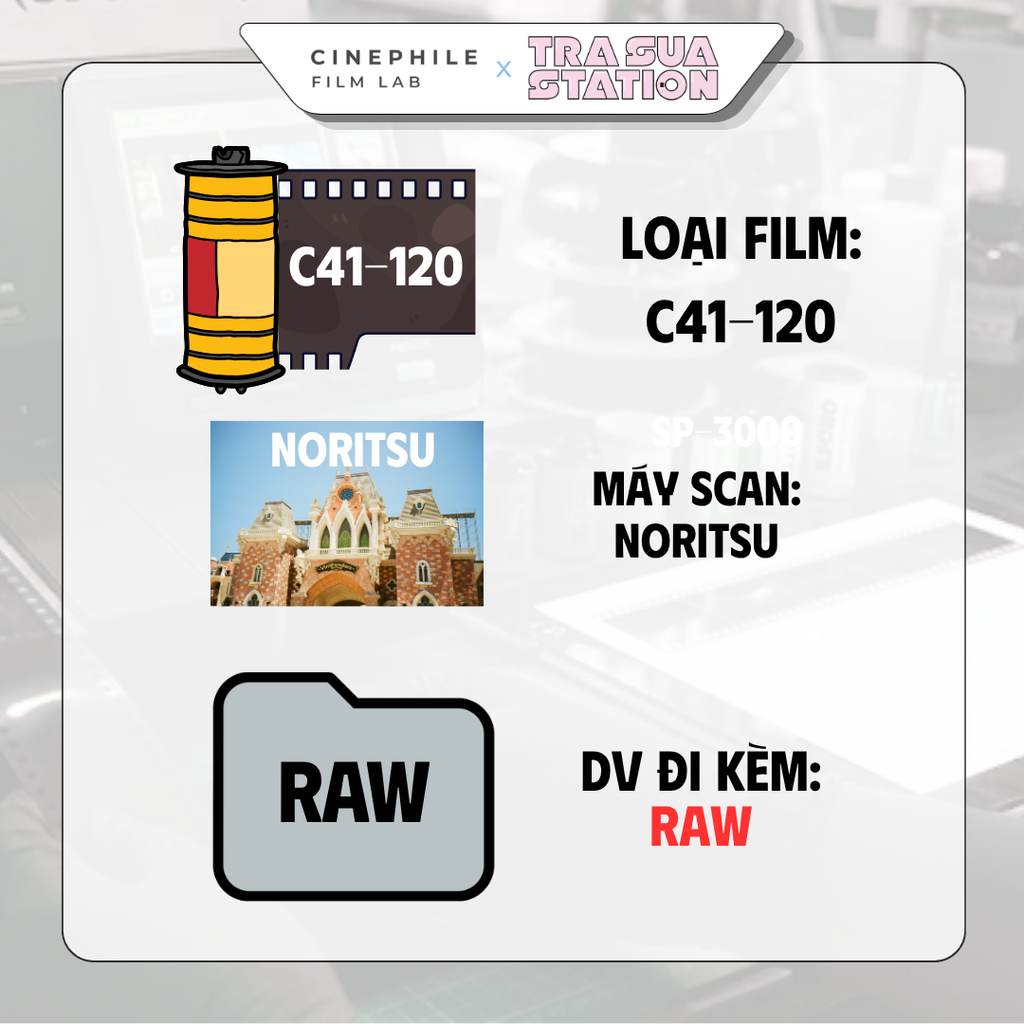 Tráng film Cinephile x Trà Sữa Station