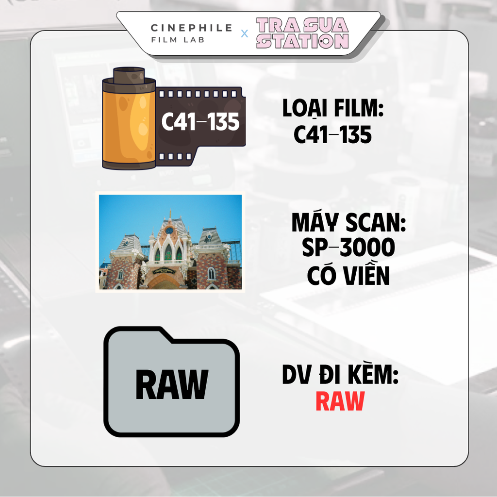 Tráng film Cinephile x Trà Sữa Station