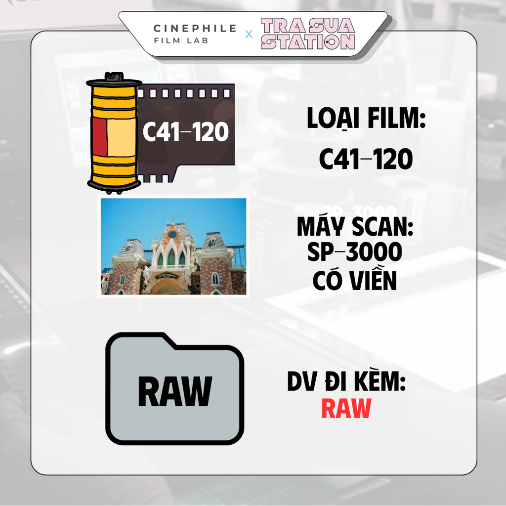 Tráng film Cinephile x Trà Sữa Station