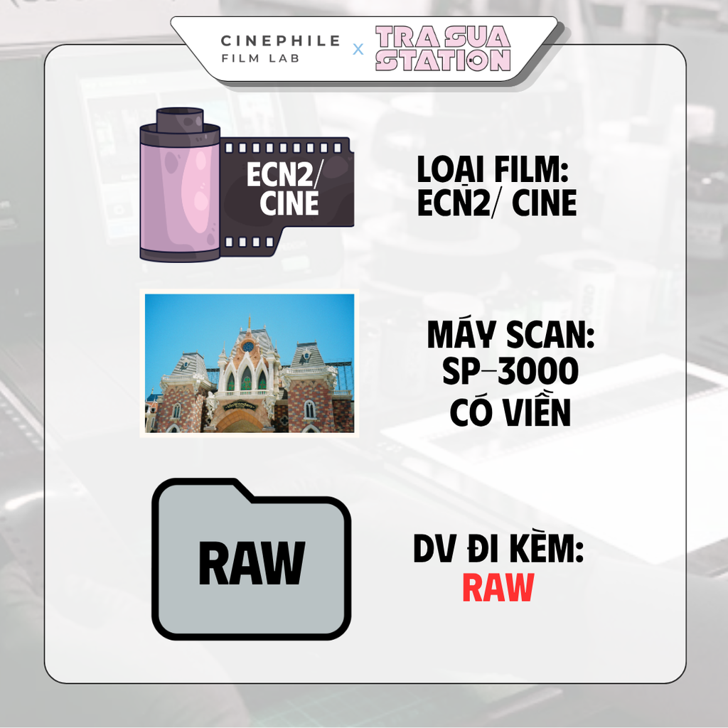 Tráng film Cinephile x Trà Sữa Station