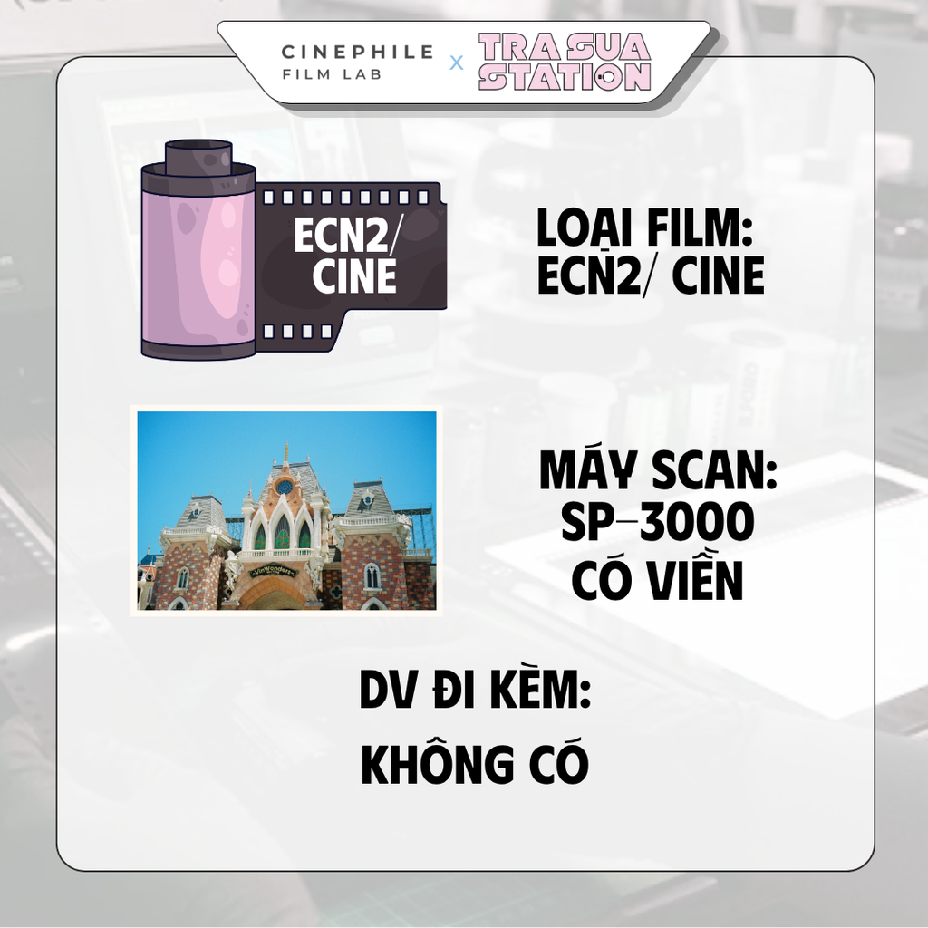 Tráng film Cinephile x Trà Sữa Station