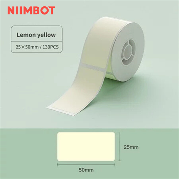 Giấy nhãn màu NIIMBOT dùng cho máy in label B21 / B1 (B Series)