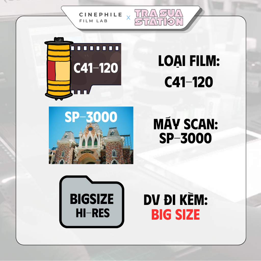Tráng film Cinephile x Trà Sữa Station