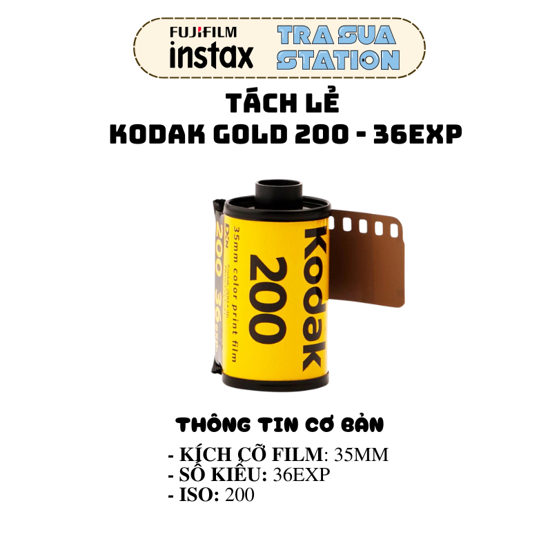 Film Kodak GOLD 200 36 exp (Hộp)