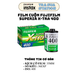 Film cuộn Fujifilm Superia X-tra 400 (36 kiểu)