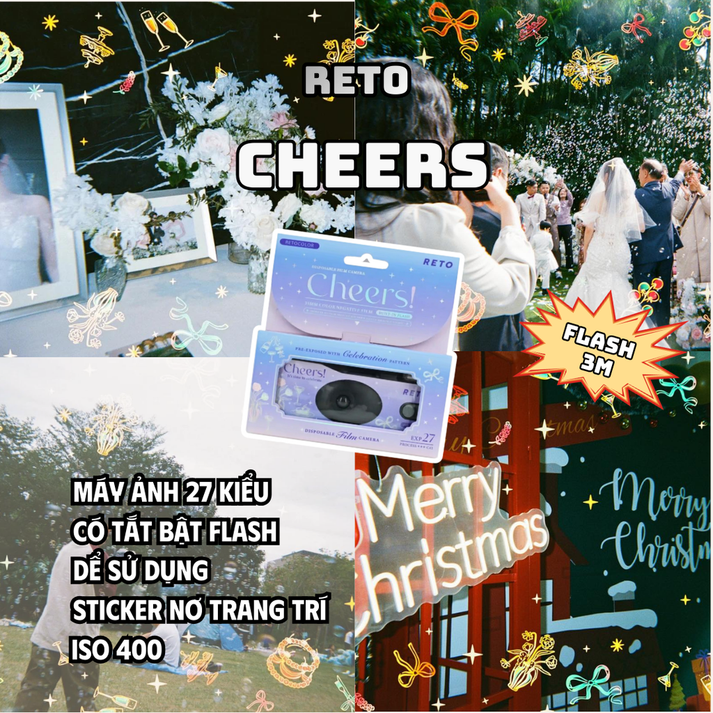 Máy ảnh chụp Film dùng 1 lần Retocolor