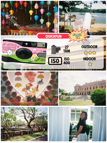 máy ảnh chụp 1 lần, máy ảnh film 35mm, quickfun camera, disposable