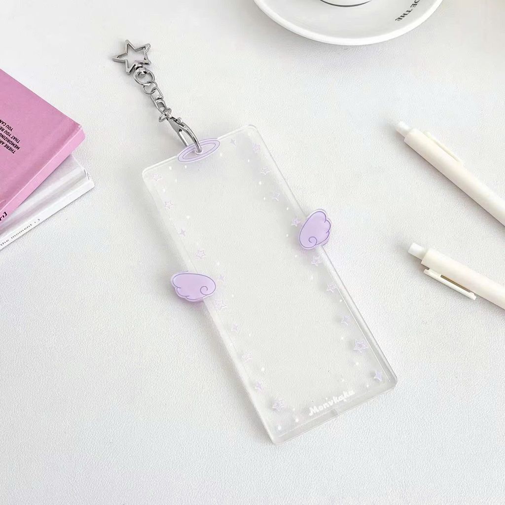 Móc khóa Photostrip Holder chất liệu nhựa mica