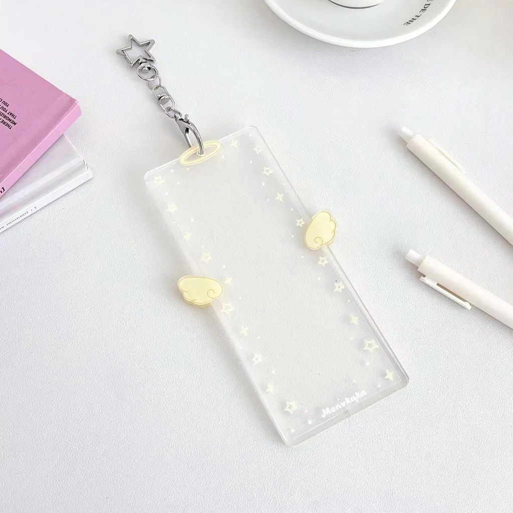 Móc khóa Photostrip Holder chất liệu nhựa mica