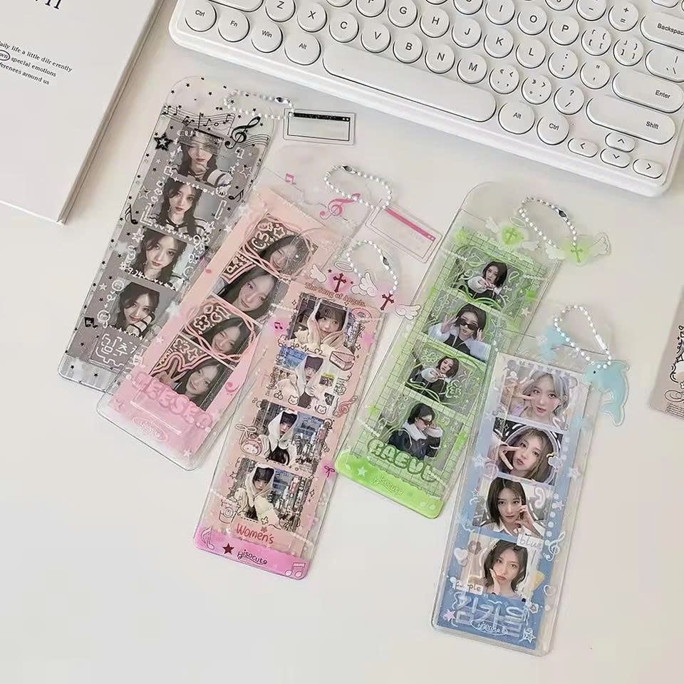 Móc khóa Photostrip holder dễ thương, chất liệu nhựa dẻo