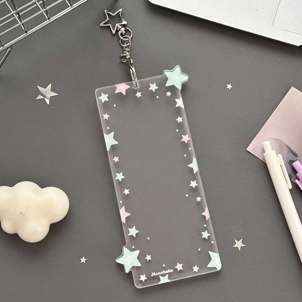 Móc khóa Photostrip Holder chất liệu nhựa mica