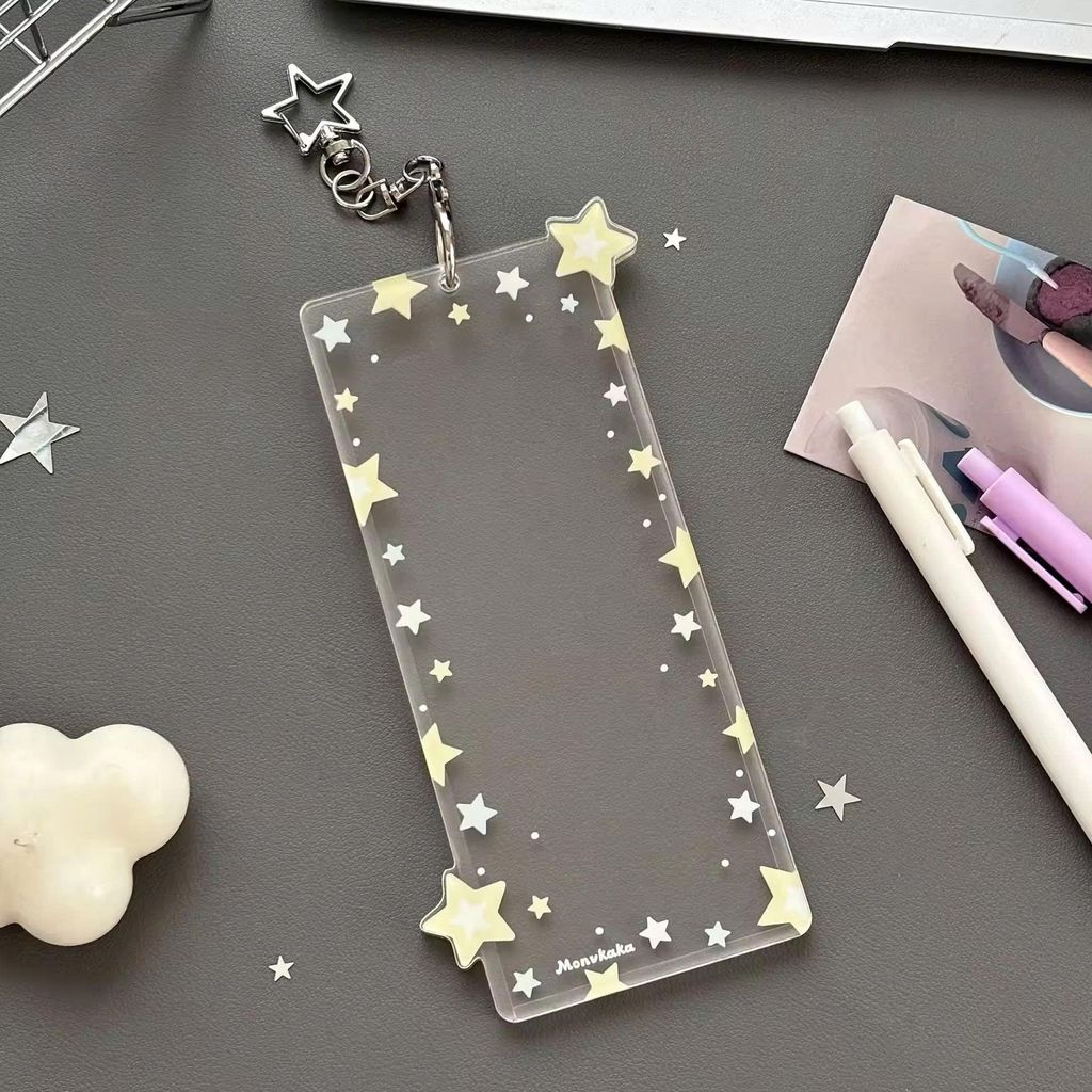 Móc khóa Photostrip Holder chất liệu nhựa mica