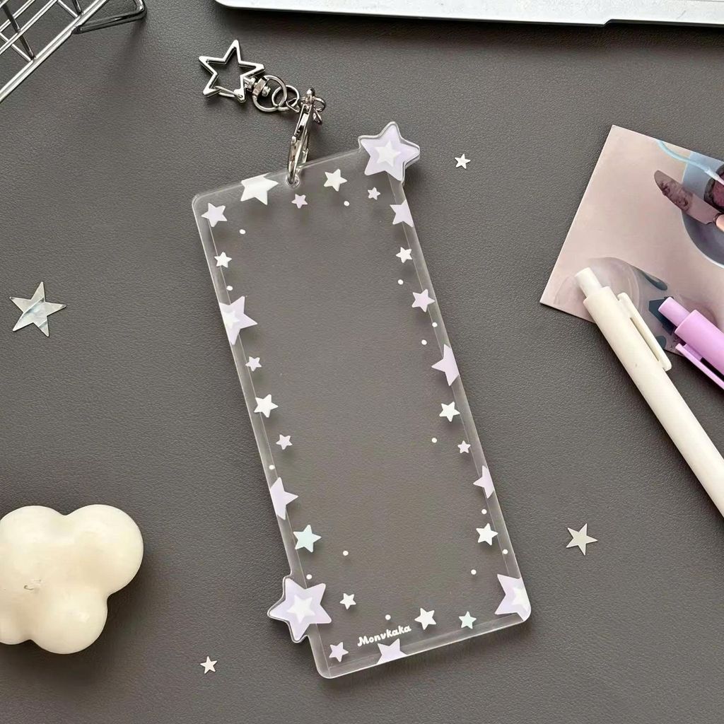 Móc khóa Photostrip Holder chất liệu nhựa mica