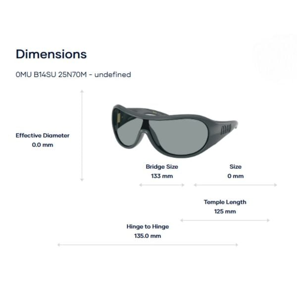 Miu Miu 0MU B14SU Kính Mát – Tem Chính Hãng Luxottica