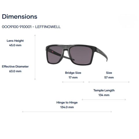  Kính Mát Thể Thao Oakely Leffingwell 0OO9100 - Tem Chính Hãng Luxottica 