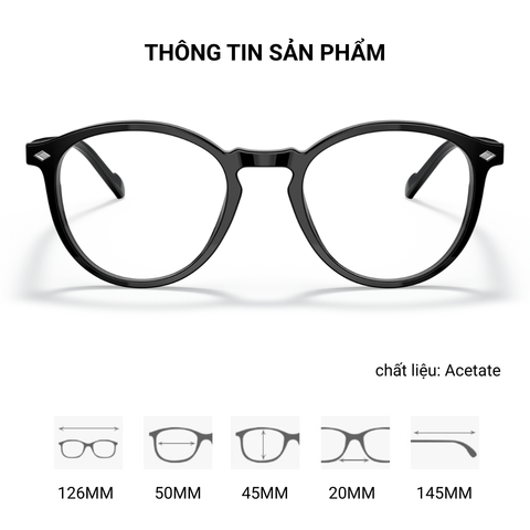  Gọng Kính Tròn Vogue 0VO5367 - Tem Chính Hãng Luxottica 