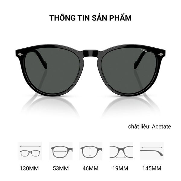 Kính Mát Vogue 0VO5599S – Tem Chính Hãng Luxottica