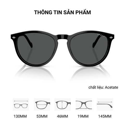  Kính Mát Vogue 0VO5599S – Tem Chính Hãng Luxottica 