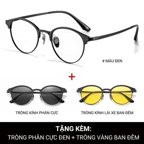  Clip On Snap 9303 - Kính Râm Cận Bộ 2 Kẹp Kính 
