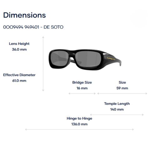  Kính Mát Oakley De Soto 0OO9494 - Tem Luxottica Chính Hãng 