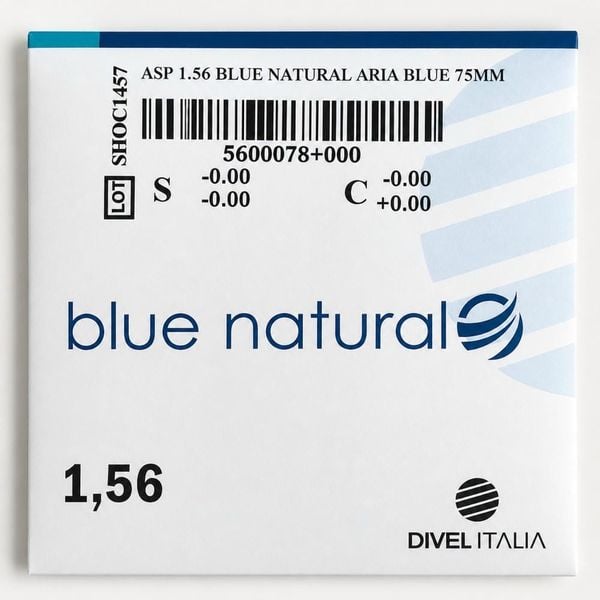 Tròng Kính Chống Ánh Sáng Xanh Divel Italia Asp 1.56 Blue Natural Aria