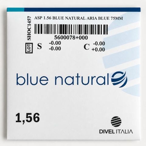  Tròng Kính Chống Ánh Sáng Xanh Divel Italia Asp 1.56 Blue Natural Aria 
