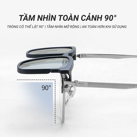  Kính Râm Cận Clip On Snap 7799 Bộ 2 Kẹp Kính 