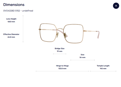  Gọng Kính Vogue 0VO4328D Chính Hãng 