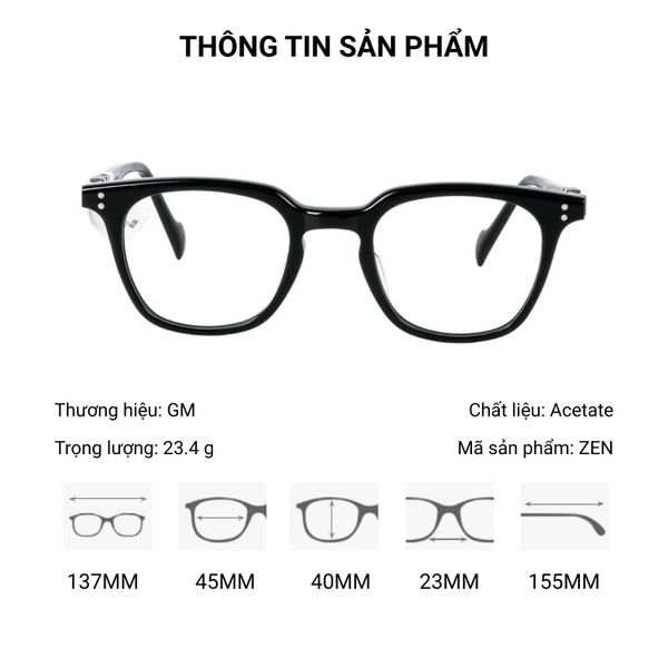 Gọng Kính GM Zen – Bản Đẹp Nhất Thị Trường