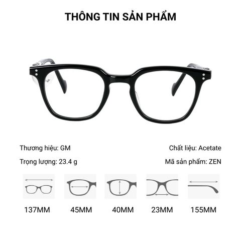  Gọng Kính GM Zen – Bản Đẹp Nhất Thị Trường 