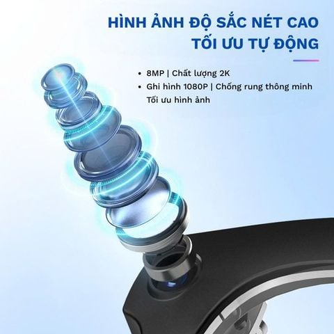  Kính Thông Minh Aison V03 - Có Camera, Ai, Quay video, Tai Nghe, Lắp Được Tròng Có Độ 