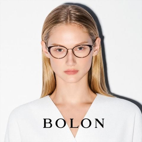  Bolon BA6019 Gọng Kính Mắt Mèo Titanium - Tem Chính Hãng 