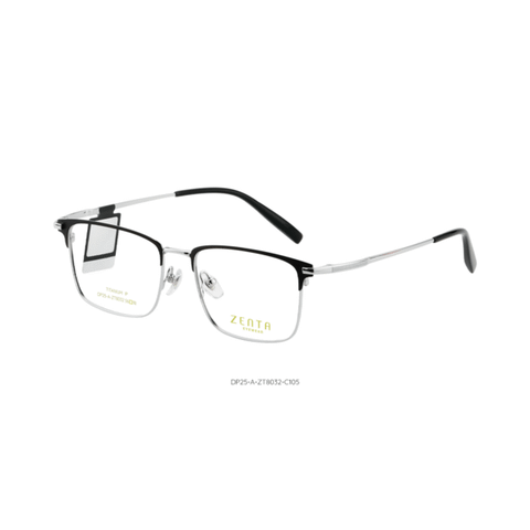  Zenta DP25-A-ZT8032 Gọng Kính Nửa Khung - Tem Chính Hãng 